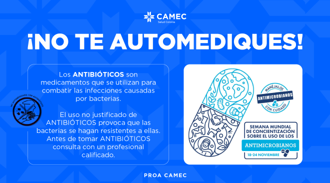 ¡No te automediques!